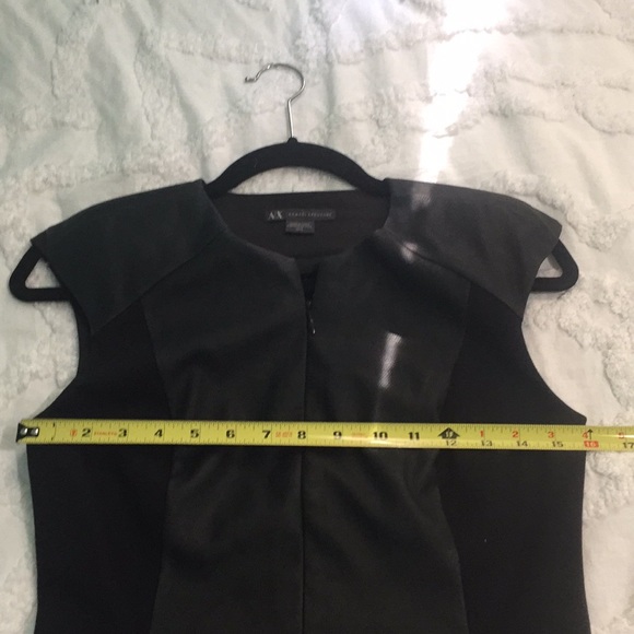 GUC A|X faux leather top with adjustable zipper - Picture 8 of 8